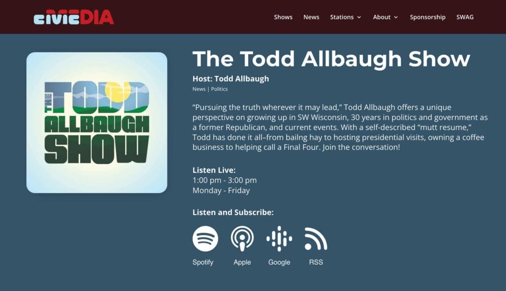 Todd Albaugh Show podcast artwork