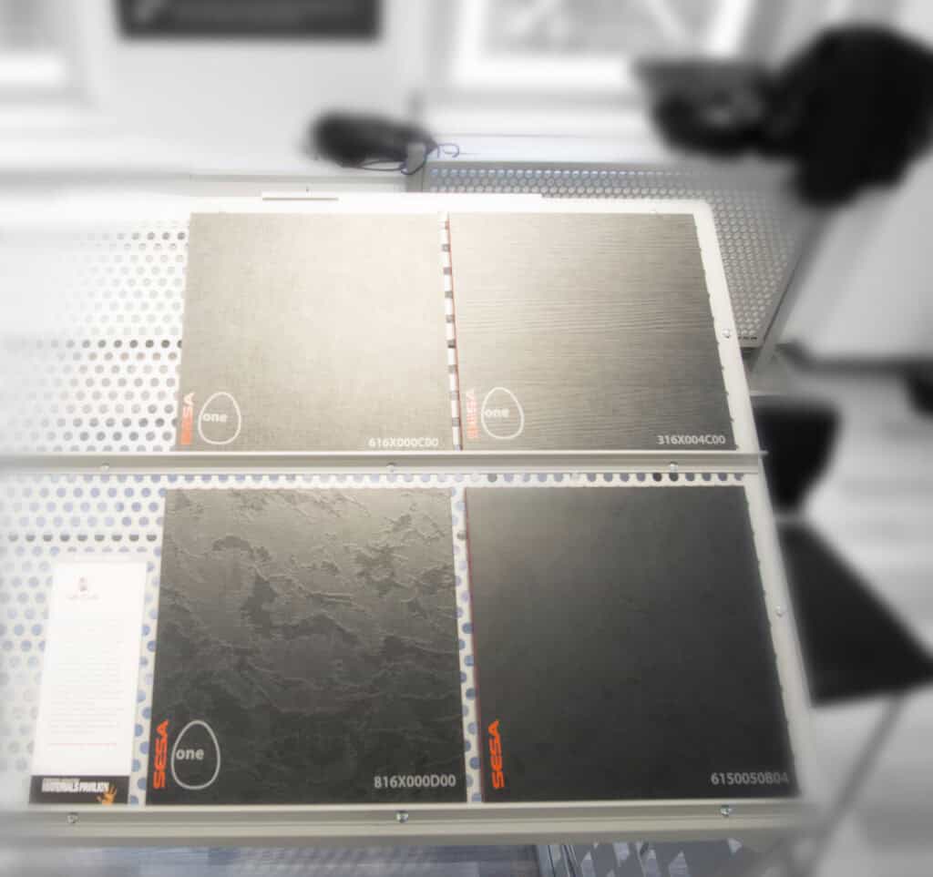 SESA Texture Technology from Milan.
Learn more about the Technology of Surface Design