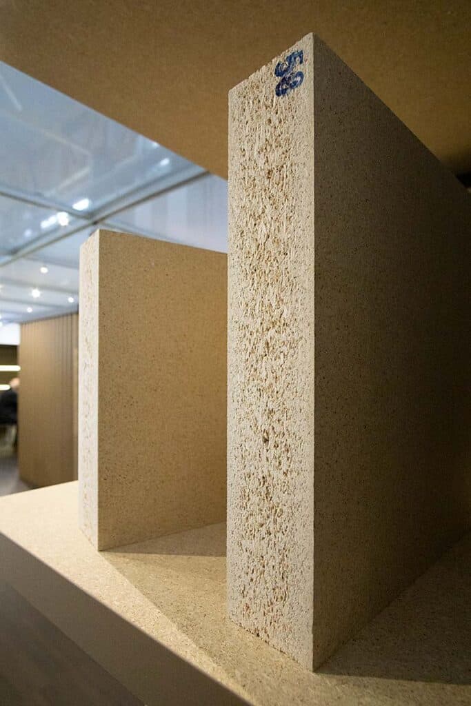particleboard exhibit at SICAM 2021