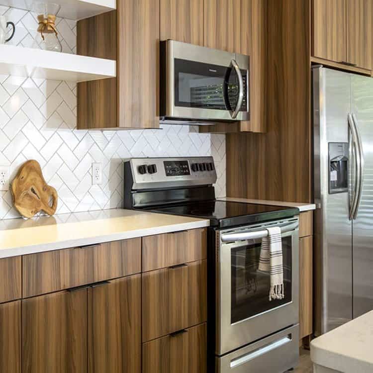 TFL decorative panels in a kitchen