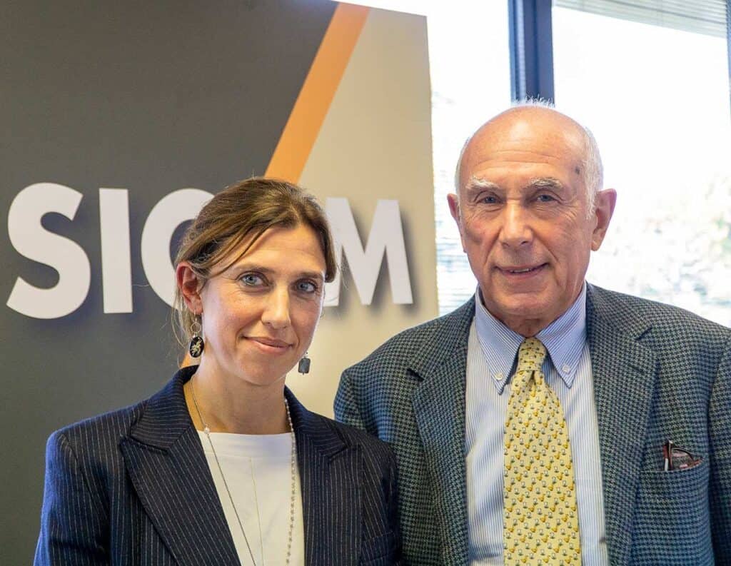 Carlo and Carolina Giobbi, your hosts at SICAM