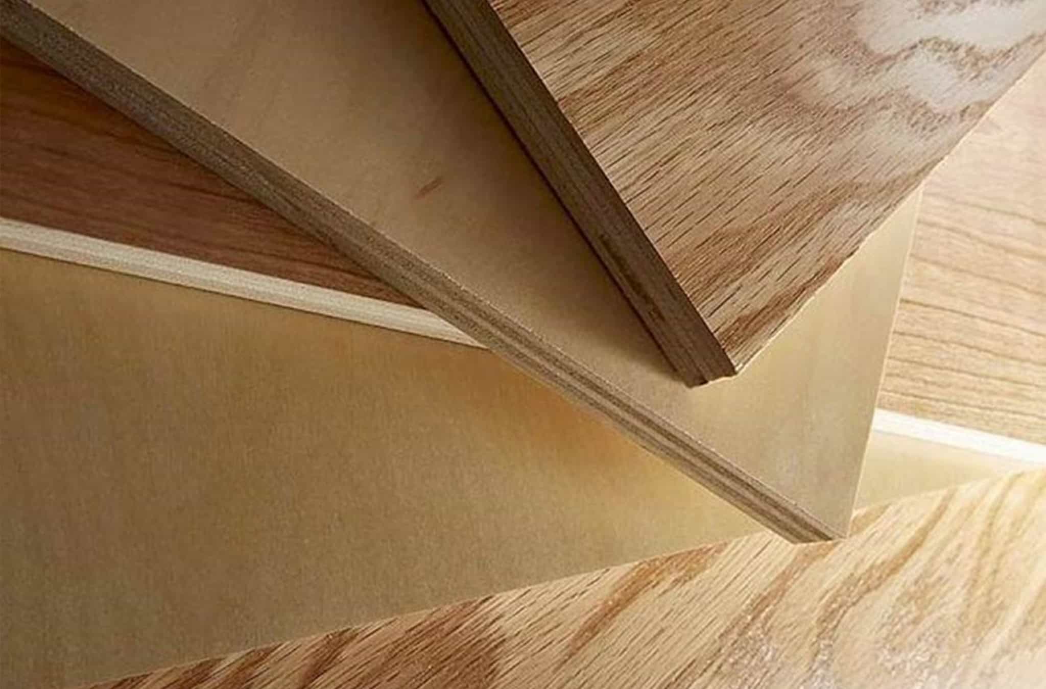 An image of decorated plywood hardwood.
