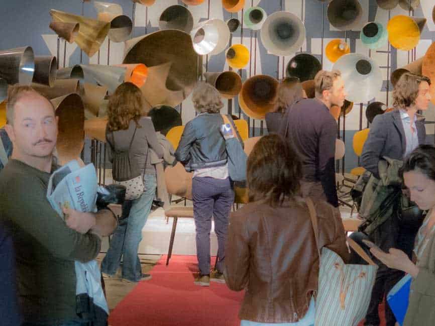 colorful exhibit from Milan Design Week 2018