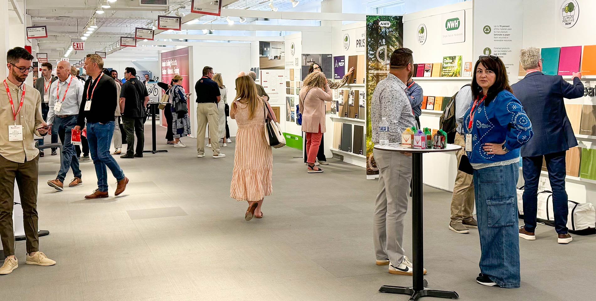 Conference goers at NeoCon 2024