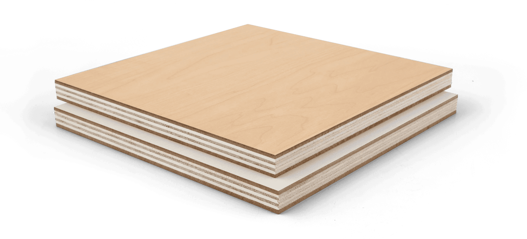 EverPly+ plywood-based TFL with Funder's Maple Linen design.